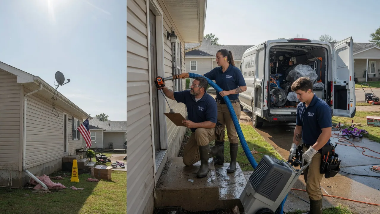 Ceiling Water Damage Restoration in Maurepas, LA near me